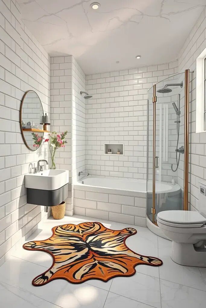 Unique Bath Mats for Bold Bathrooms