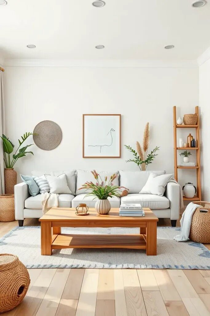 Rustic Charm: Cozy Living Spaces with Beautiful Wood Accents