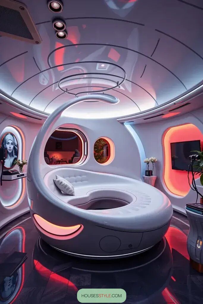 Futuristic Seat Pods for Modern Living Rooms