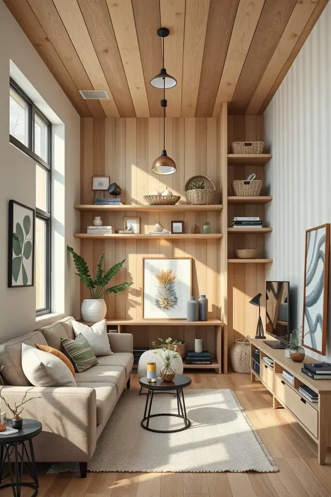Why Vertical Shelving Keeps Small Rooms Organized