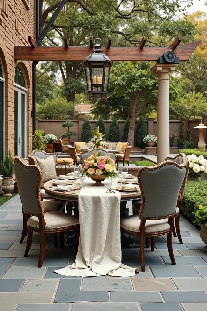 Elegant Table Settings for Outdoor Dining