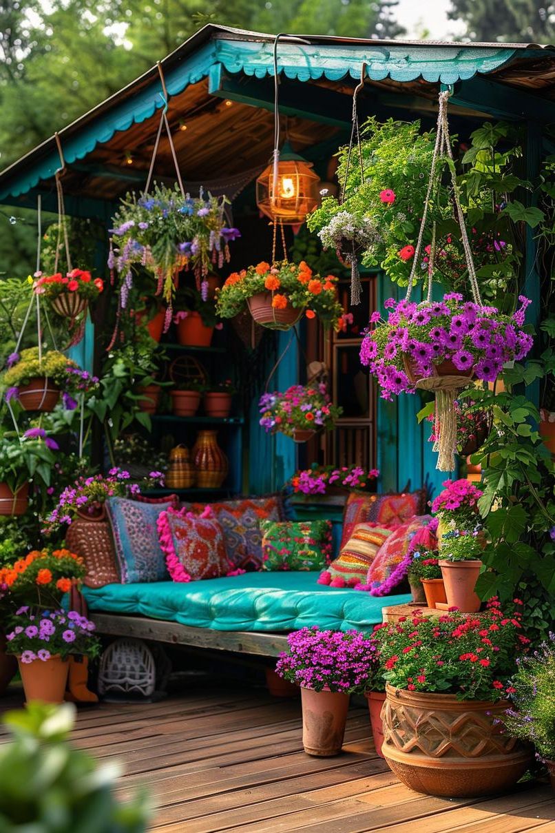 2. Boho Plant Hangers for Porch
