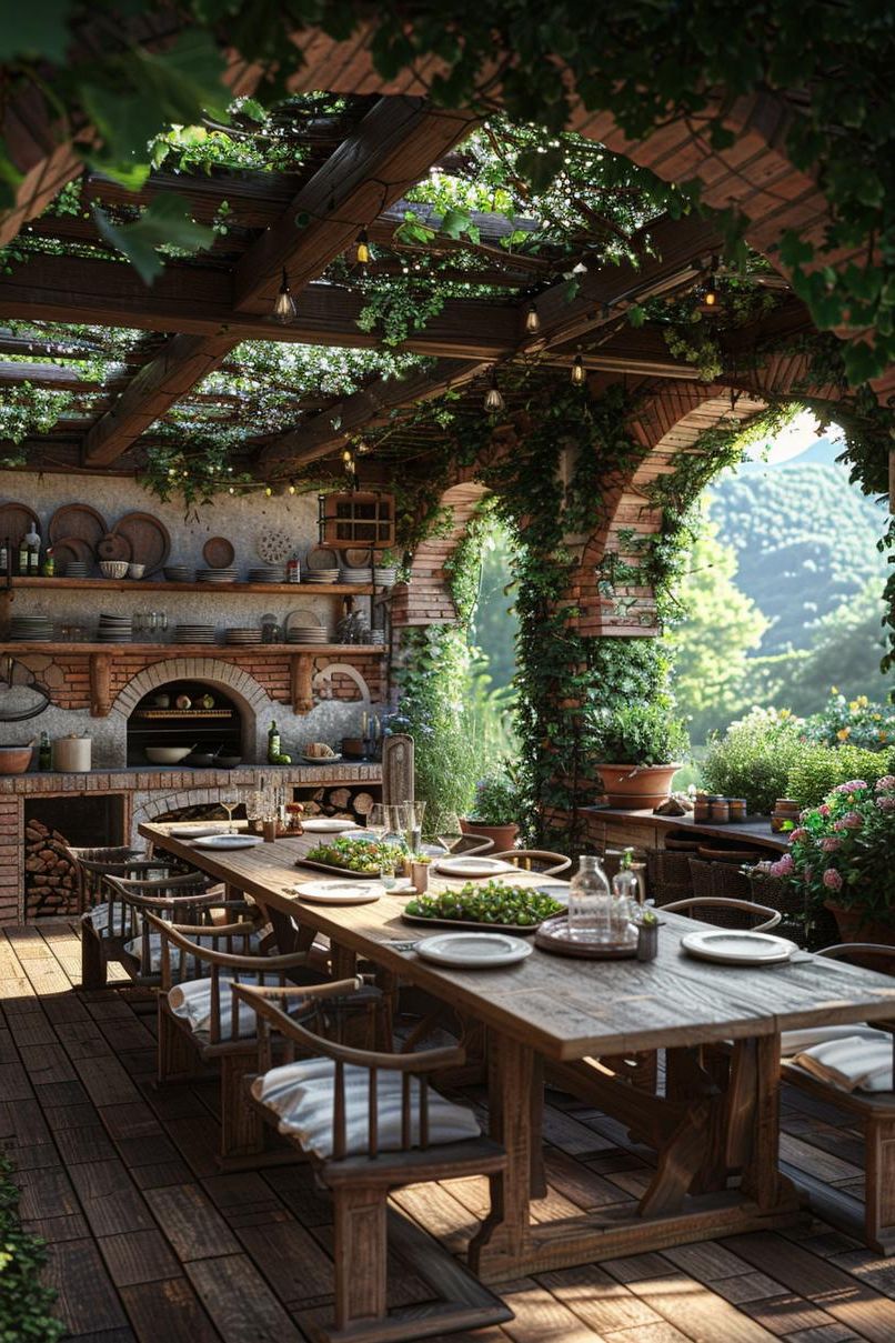 19. Italian Rustic Outdoor Kitchen Escape - photo 2