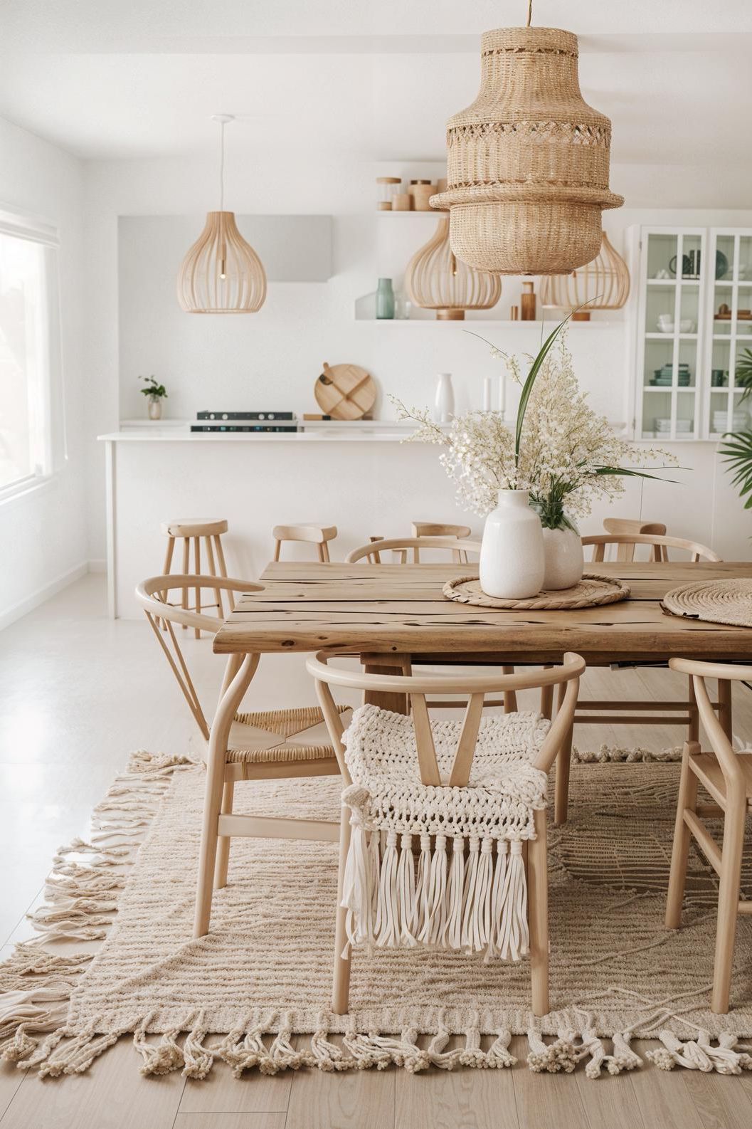 1. Boho Chic Dining Room Inspiration