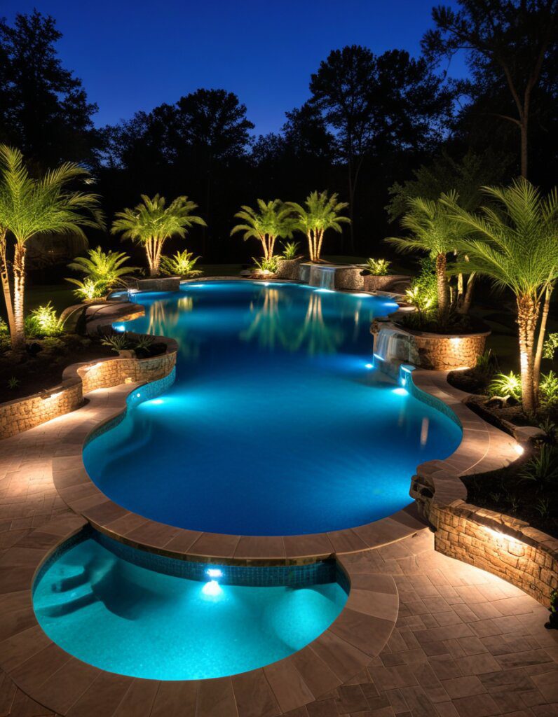Pool Lighting Ideas for Enchanting Night Swims