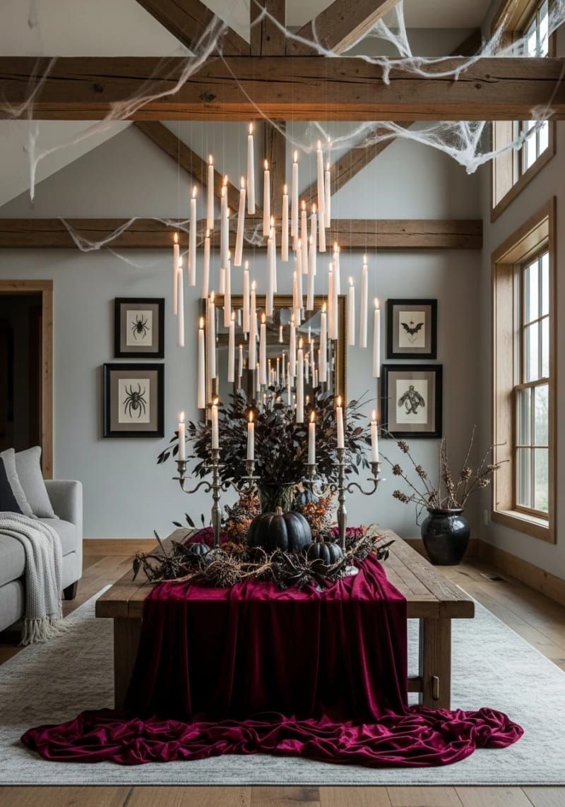 9. Candle Displays Inspired by Haunted Castles
