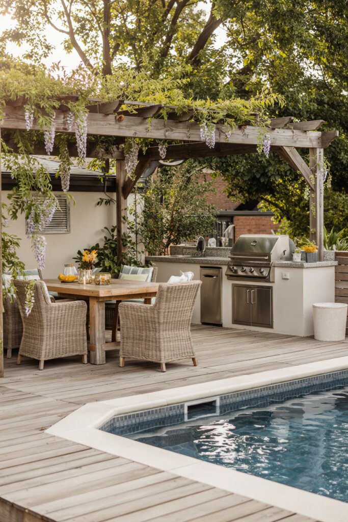 9. Spacious Deck Paired with an Outdoor Kitchen - photo 2