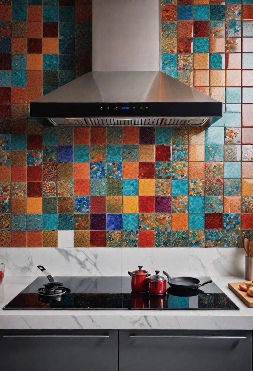 21. Vibrant Mosaic Backsplash Tile Ideas