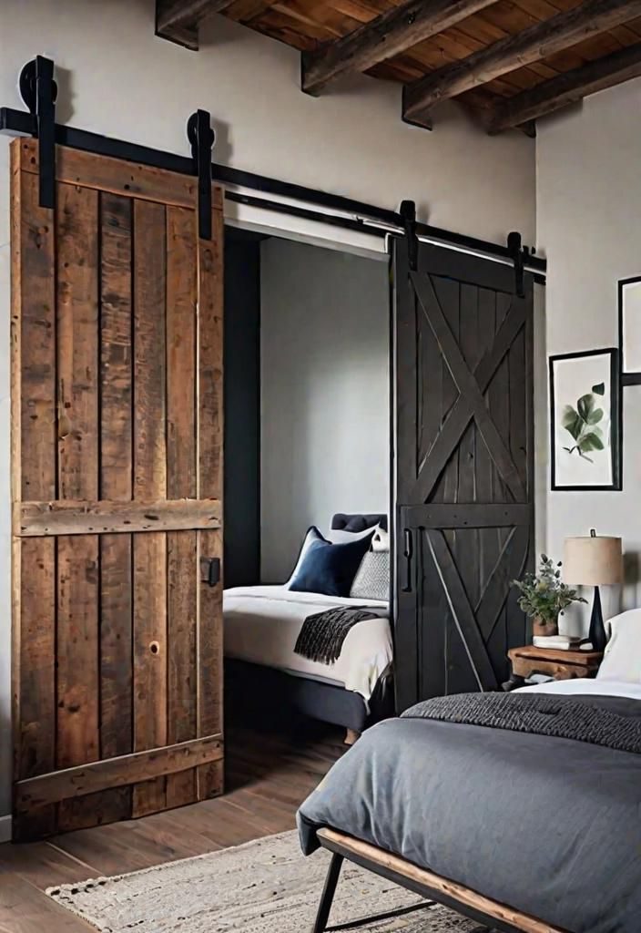 6. Sliding Barn Door Room Divider