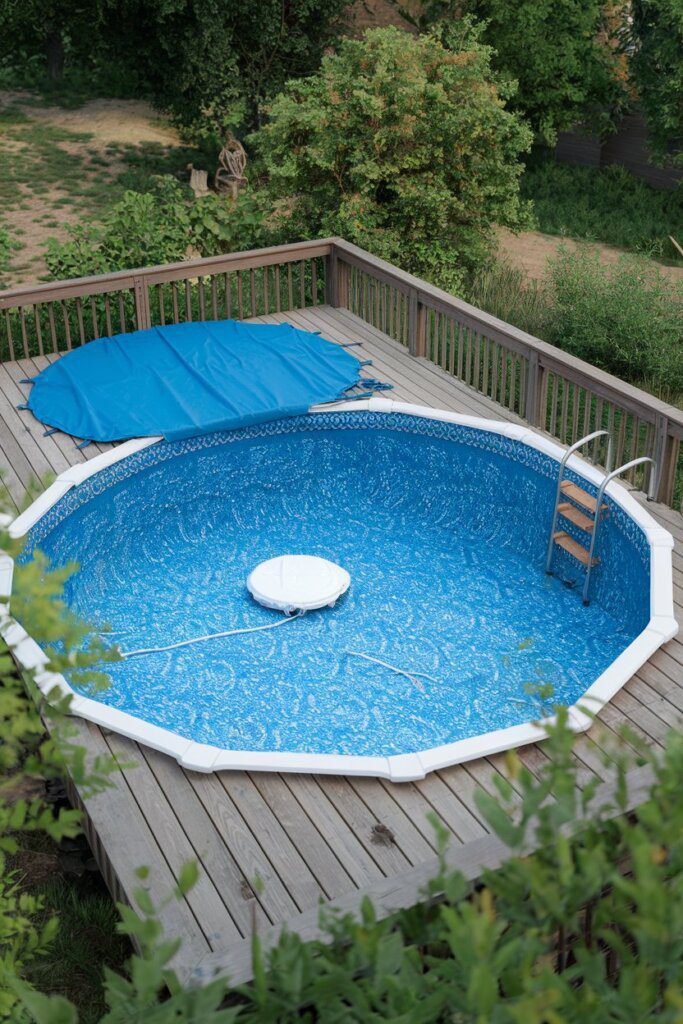 A Sunken Deck for an In-Ground Look