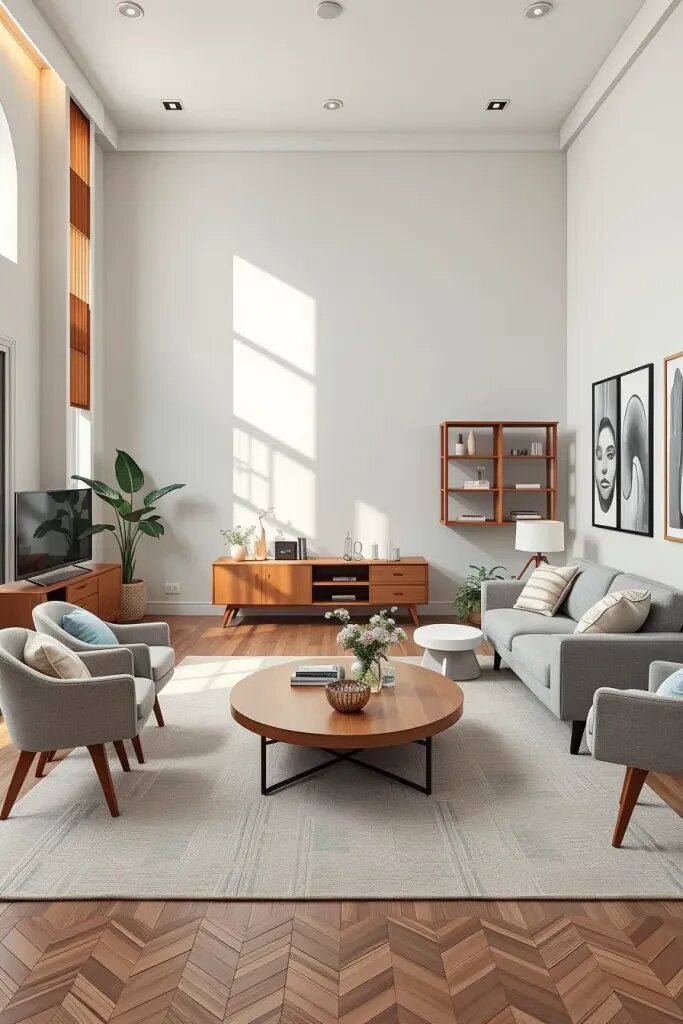 Sleek Furniture Shapes for Japandi Rooms