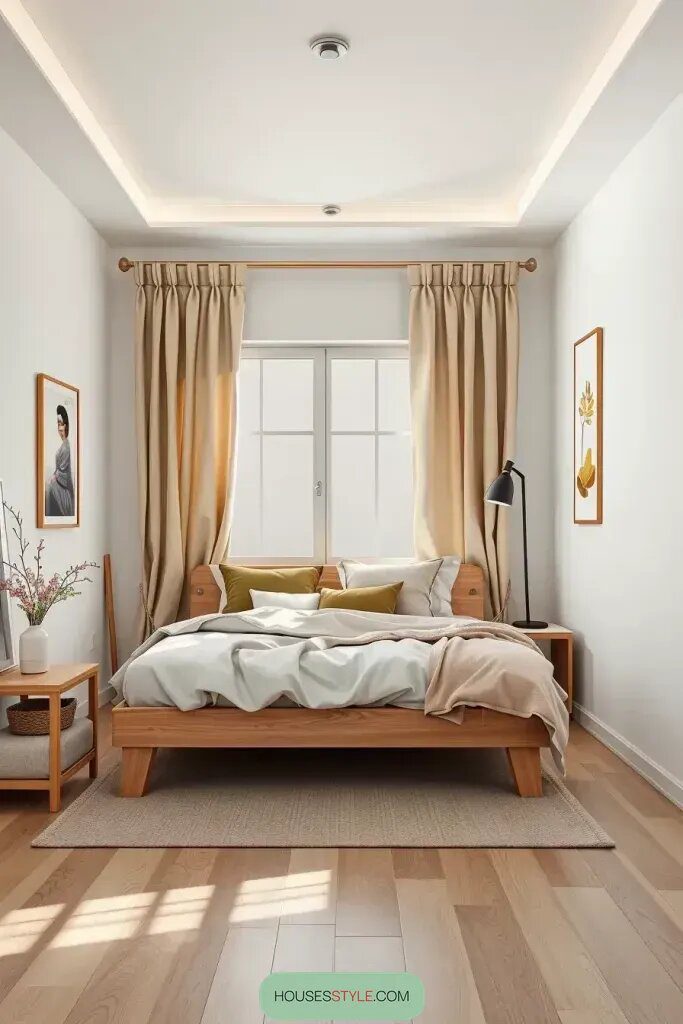 Color Schemes for Small Japandi Bedrooms