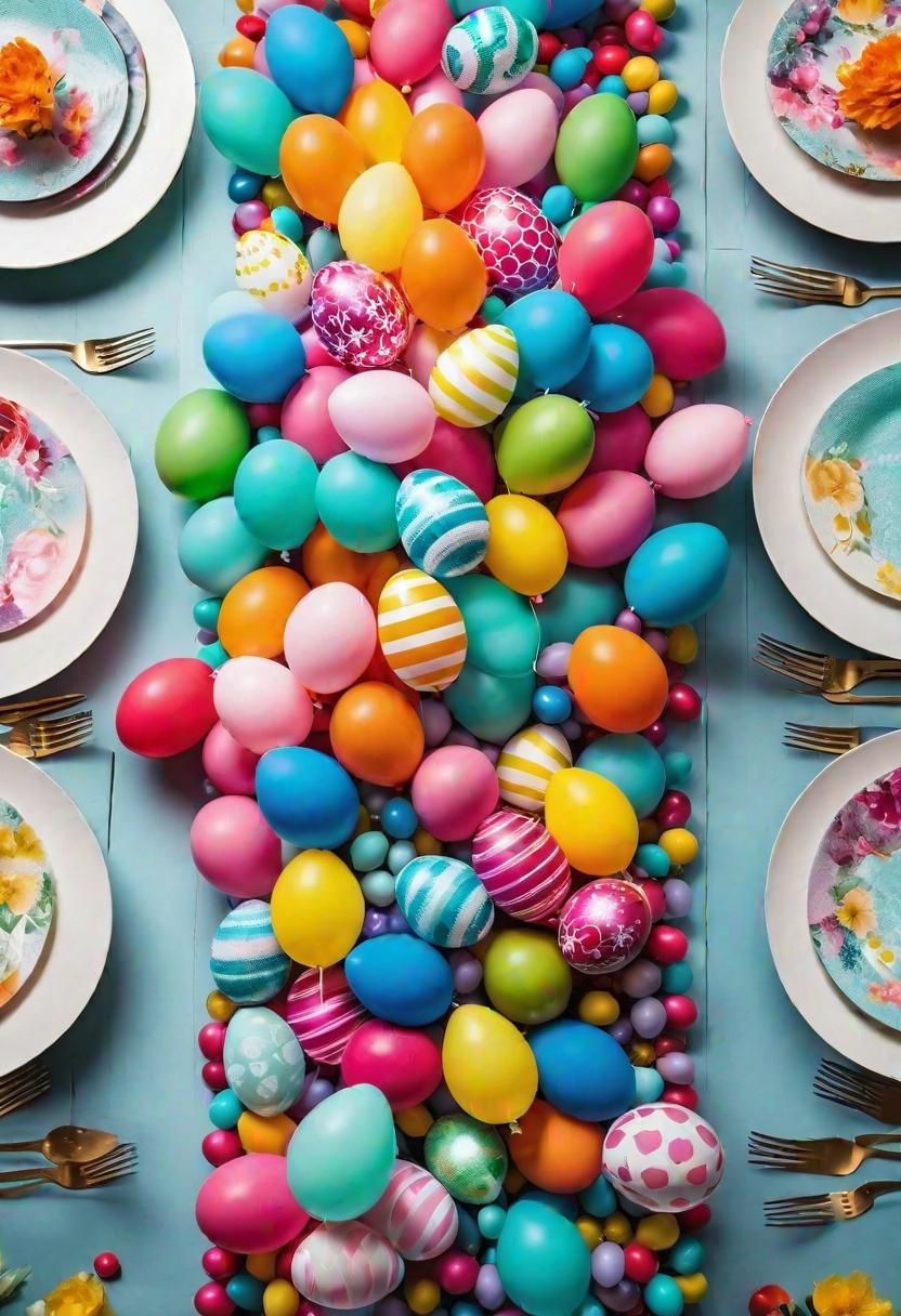 20. Balloon Garland with Easter Eggs - photo 2