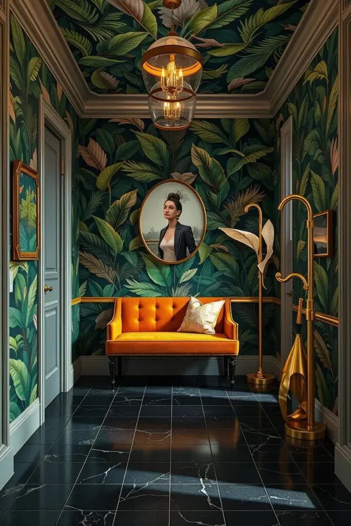 Bold Wallpaper Ideas for Tiny Entryways - photo 2