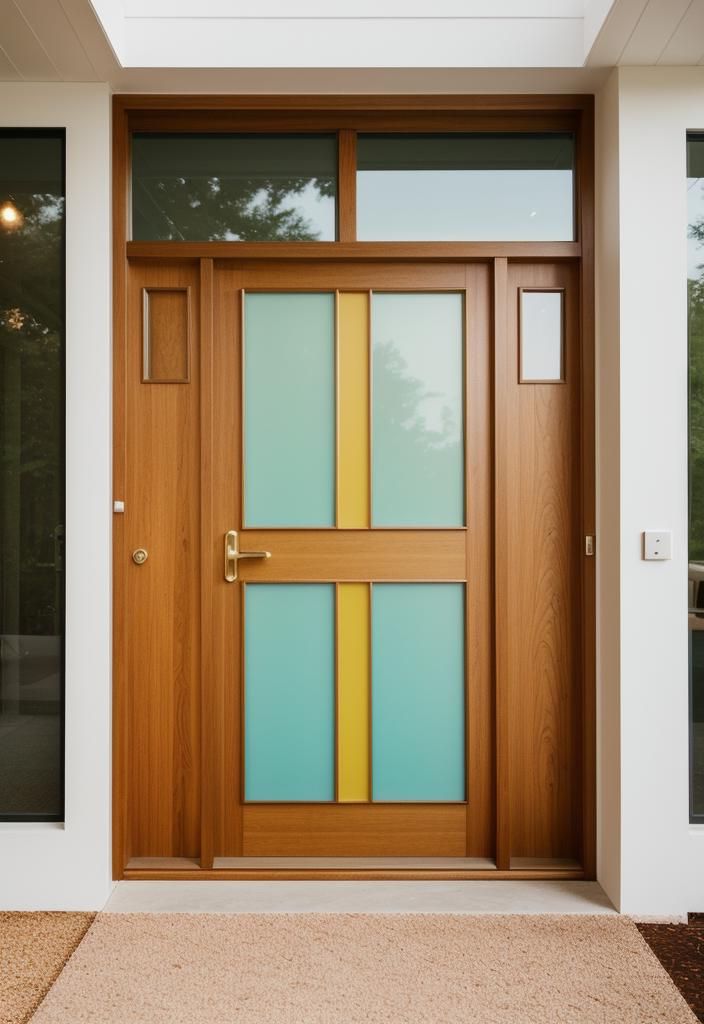 14. Bold Mid-Century Entry Door - photo 2