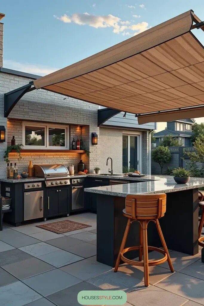 Sleek Lines For Contemporary Outdoor Kitchens