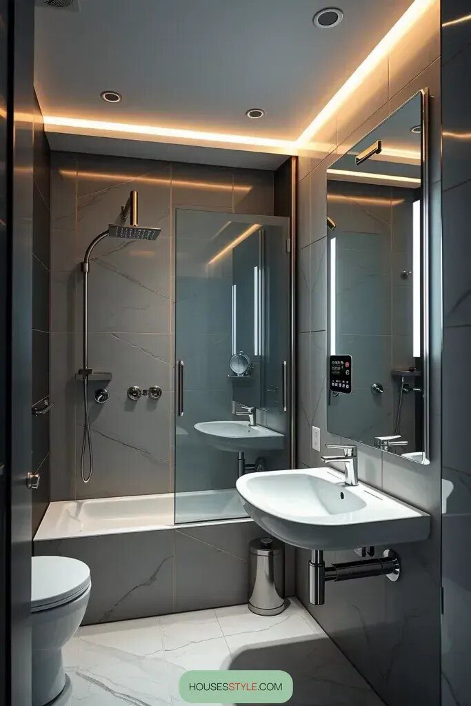 Voice-Activated Controls for a Futuristic Bathroom - photo 2