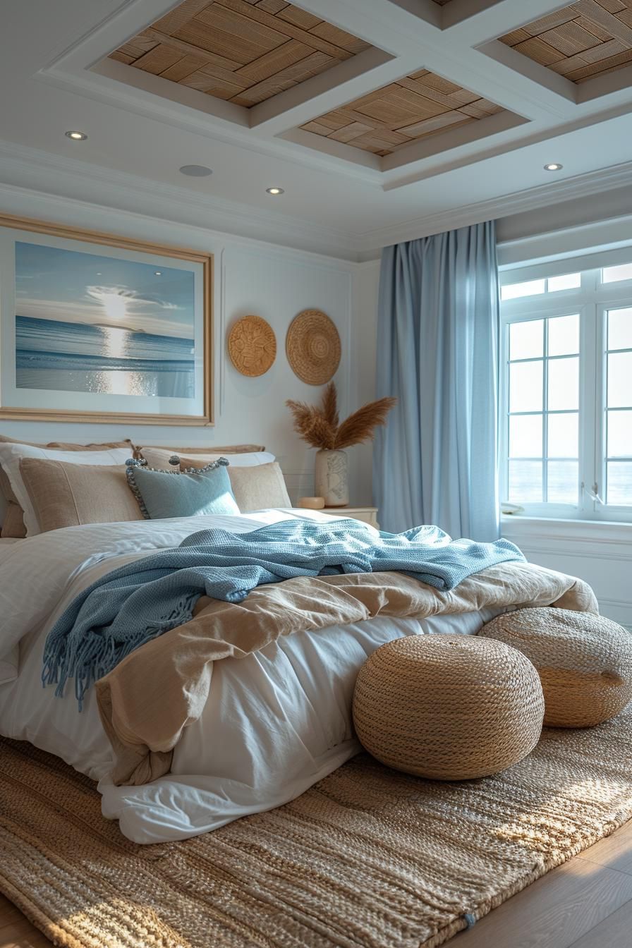 20. Textured Wall Ideas for Coastal Bedrooms