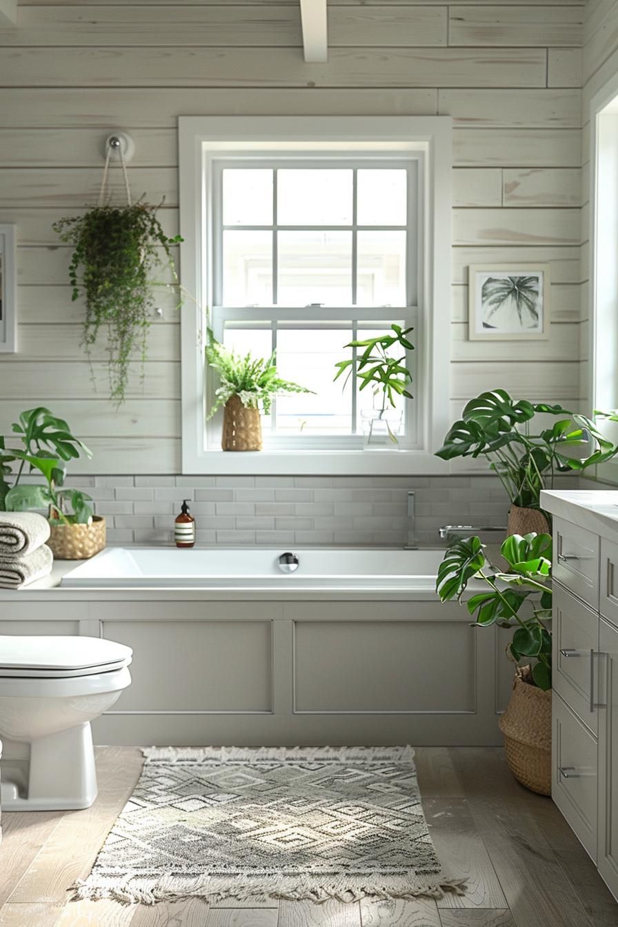 5. Scandi-Inspired Shiplap Bathroom Look - photo 2