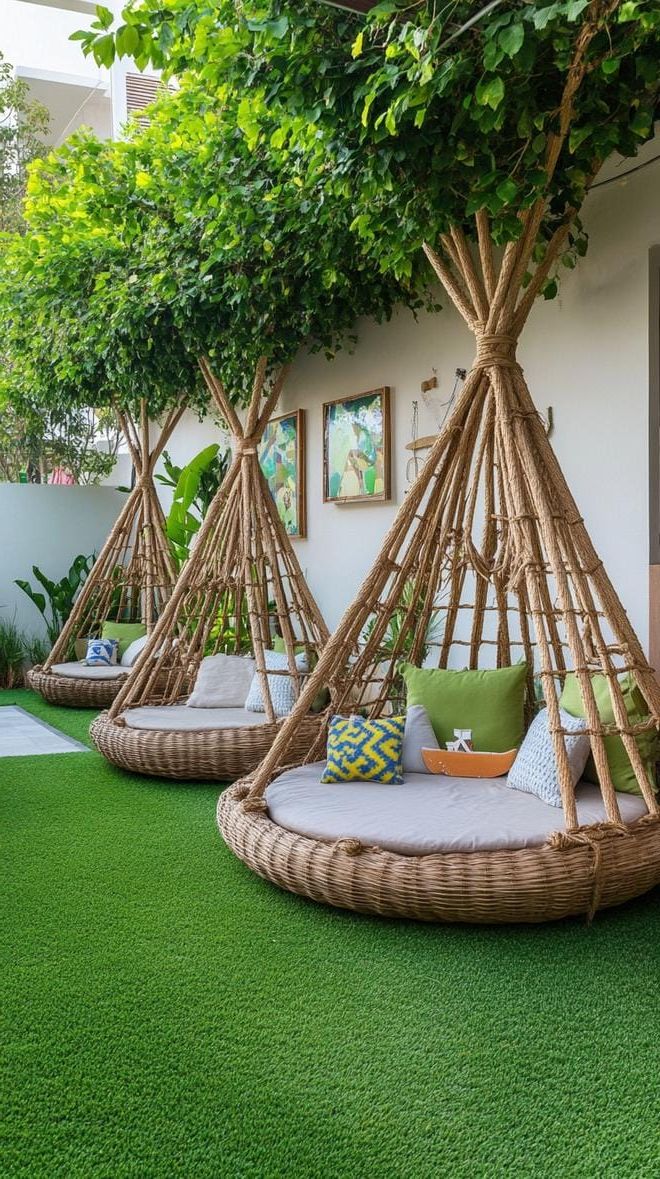 4. Climbing Vine Teepee for Kids