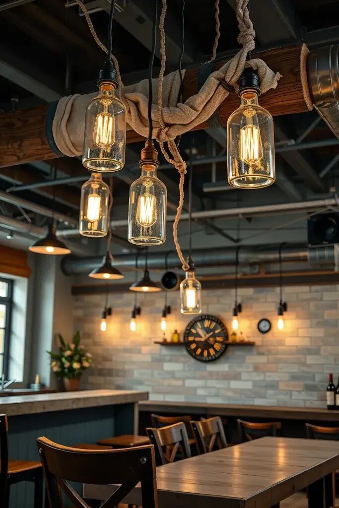 Turning Old Bottles Into Pendant Lights - photo 2