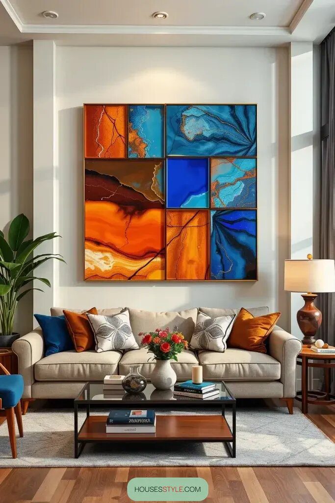 Try Bold Color Layered Acrylic Grids Here