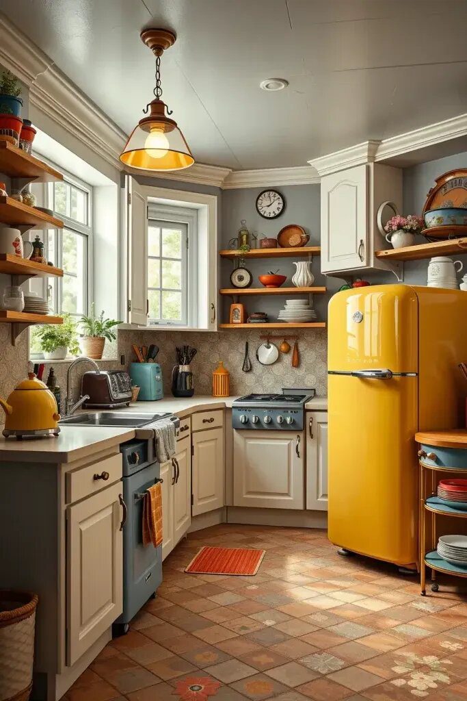 Vintage Vibes With Butter Yellow Appliances