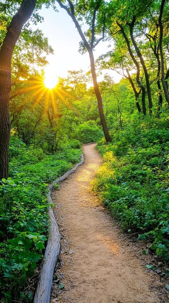 13. A quiet forest walk at sunset - photo 3