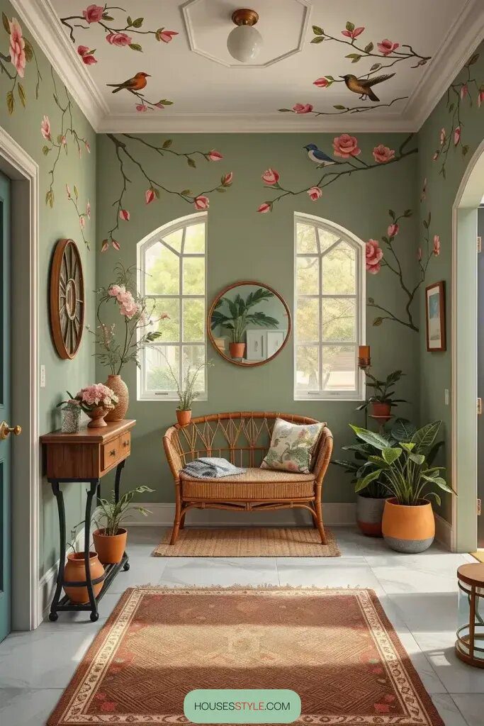 Nature-Inspired Motifs for a Welcoming Foyer - photo 2