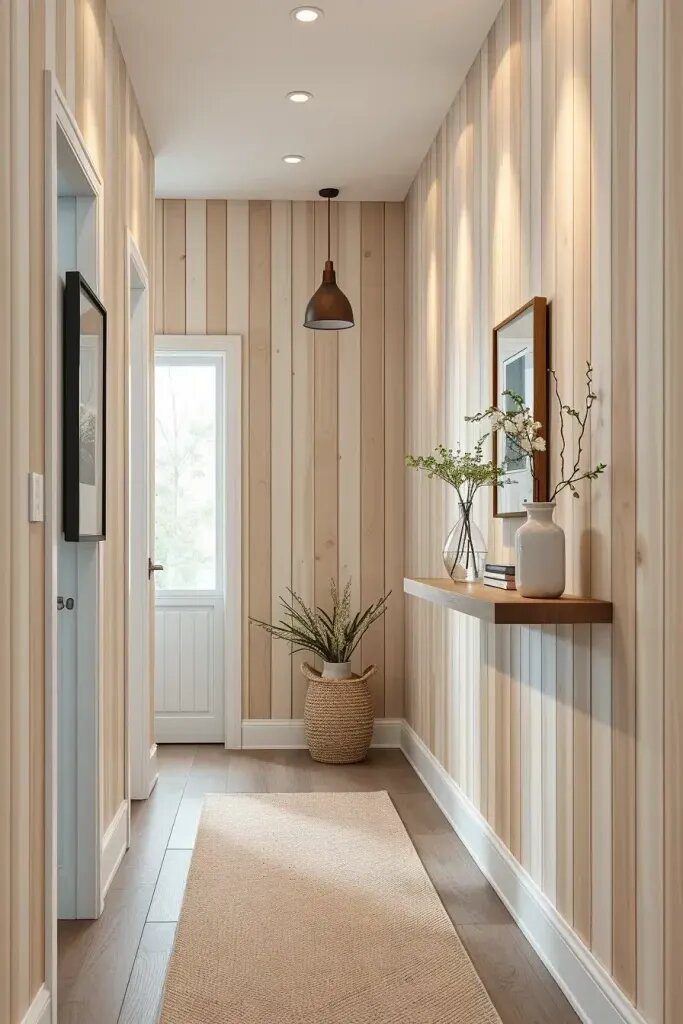 Scandinavian Light Wood for a Cozy Hallway Gallery