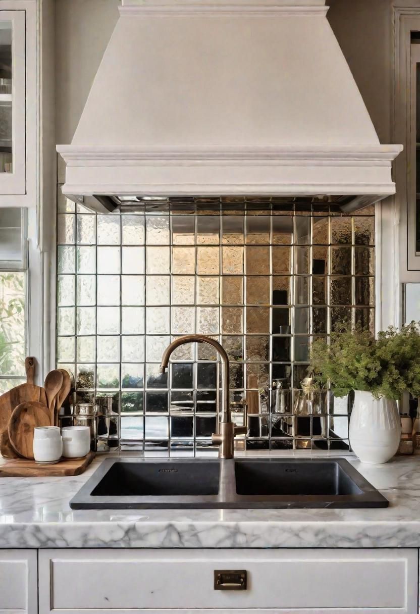 39. Vintage Mirror Backsplash Ideas - photo 2