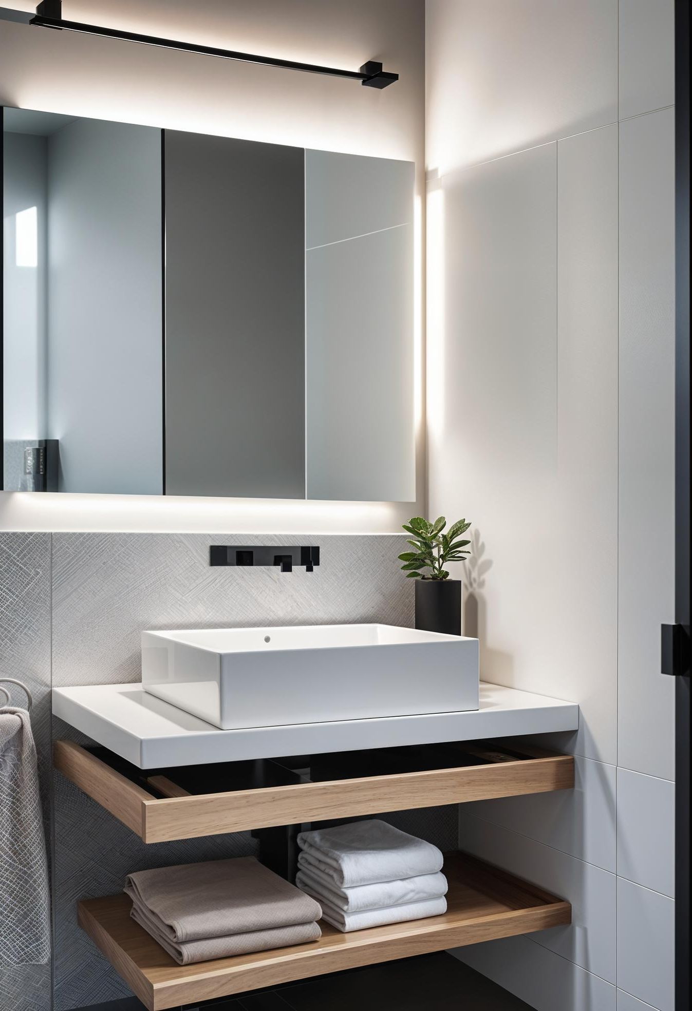 11. Wall-Mounted Faucets Save Counter Space