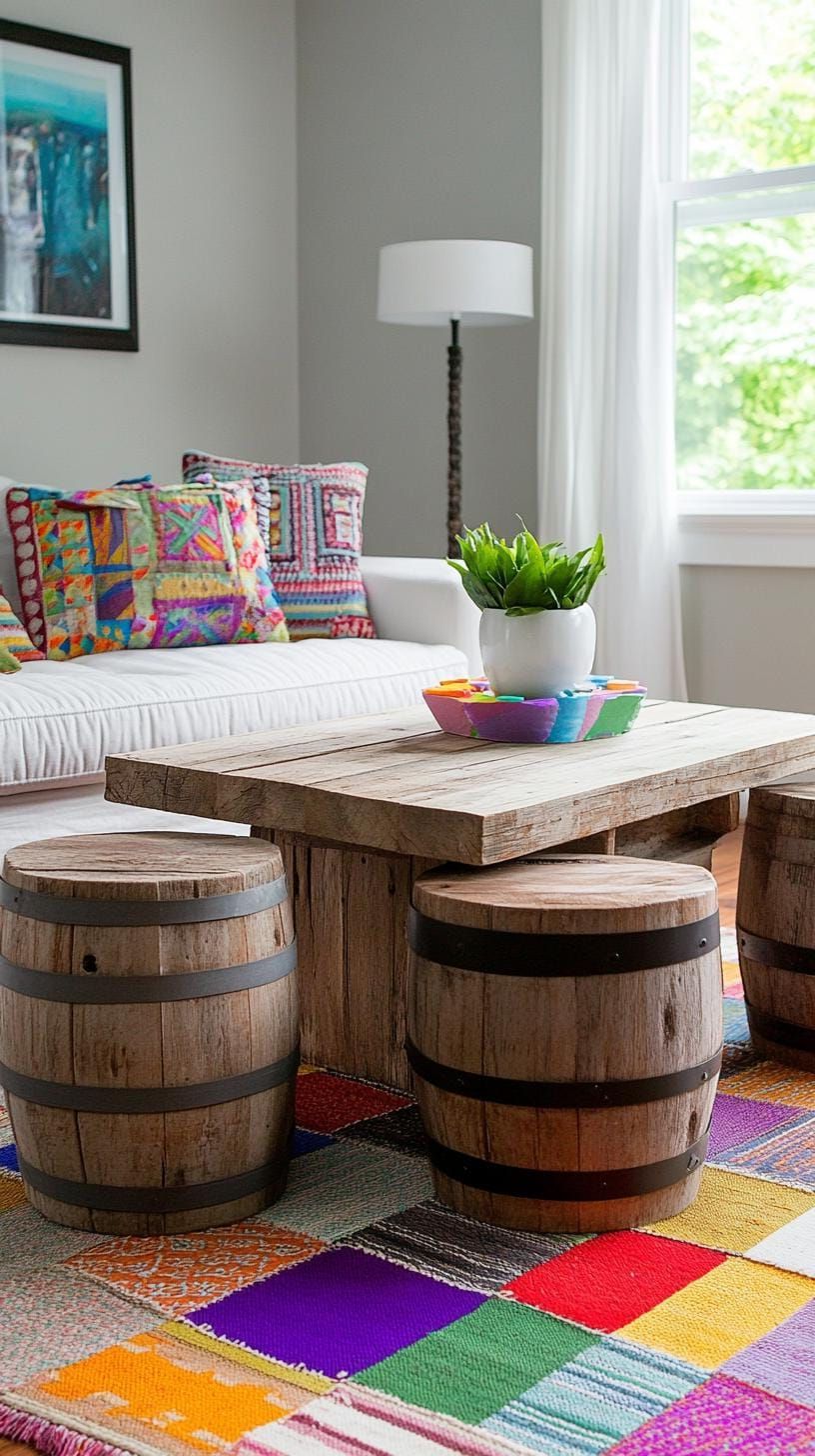 14. Eclectic Mix Living Room - photo 4