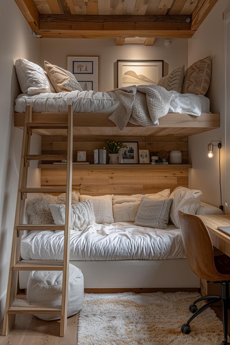4. Stylish DIY Loft Bed Design - photo 3