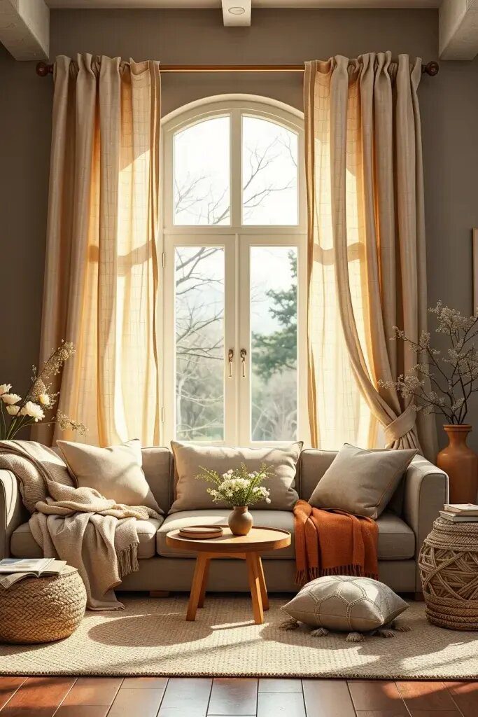 3. Earthy Neutral Textile Accents - photo 2