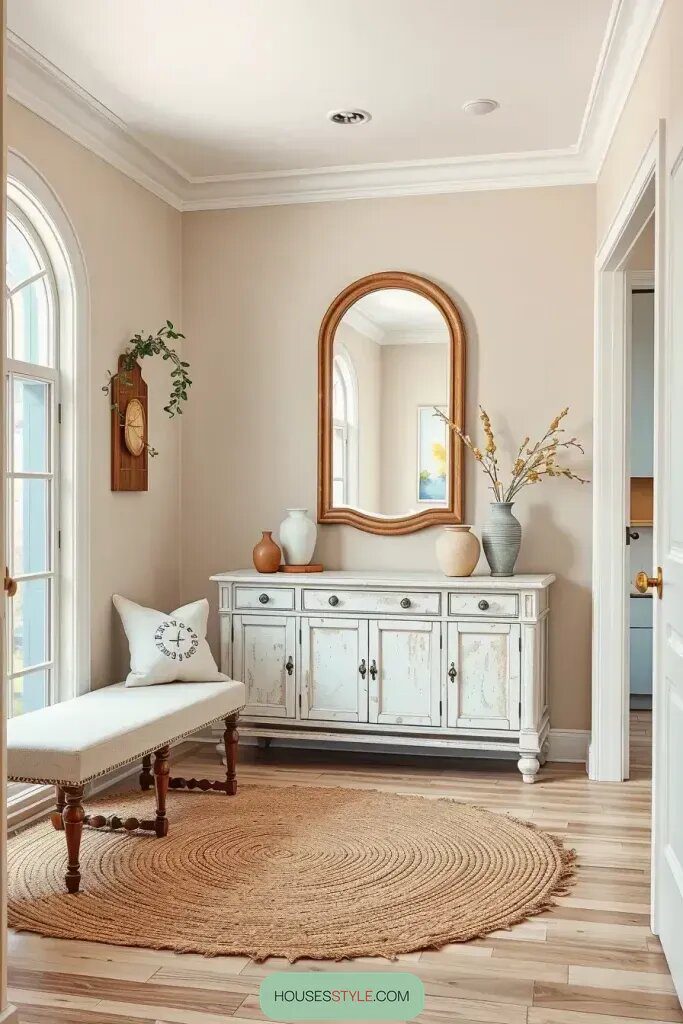 Serene Entryway Design With Neutral Palettes