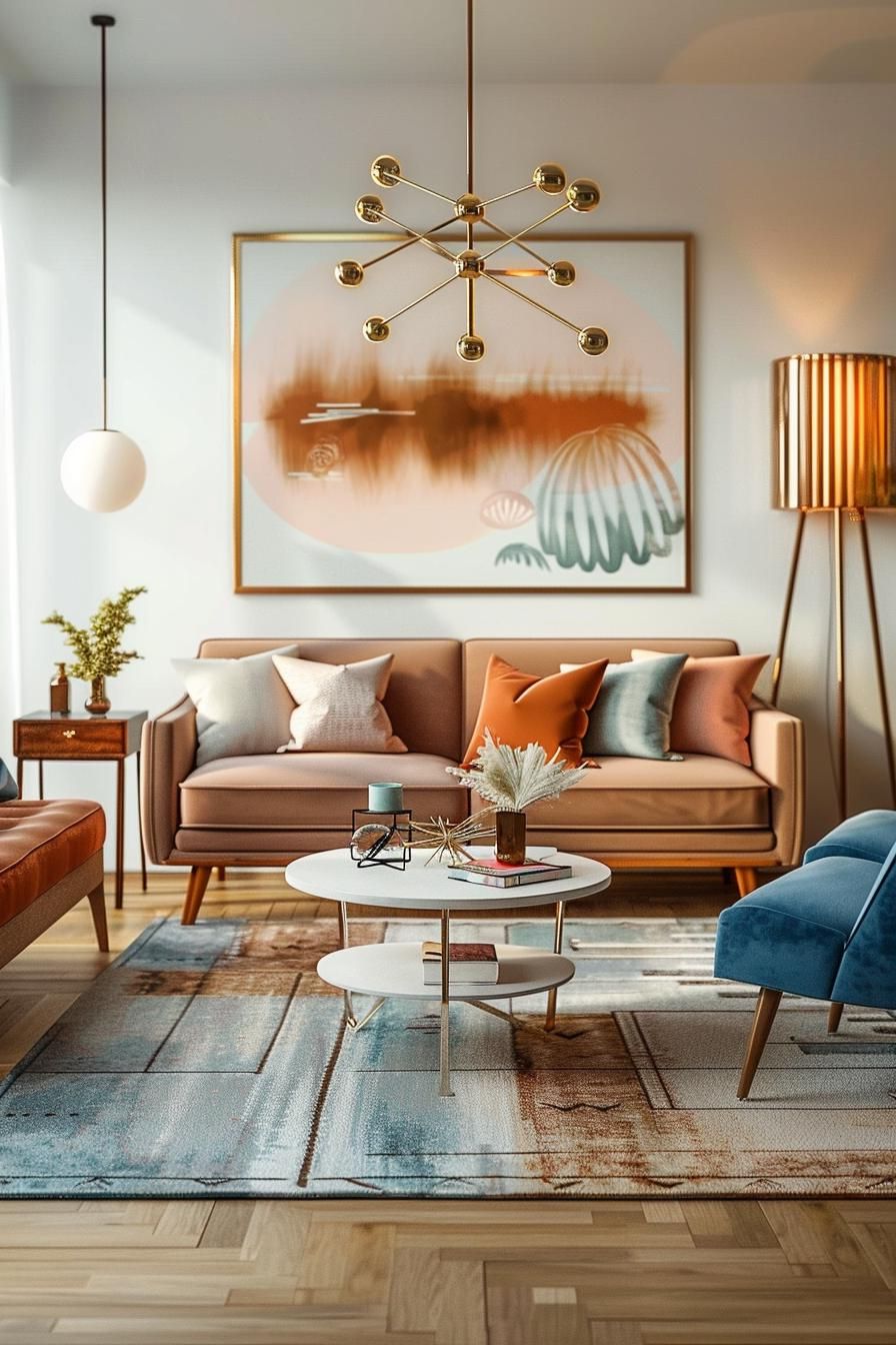 4. Retro Lighting for MCM Rooms