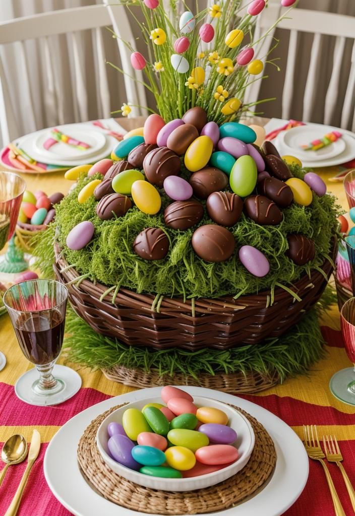 26. DIY Chocolate Bunny Centerpiece - photo 2