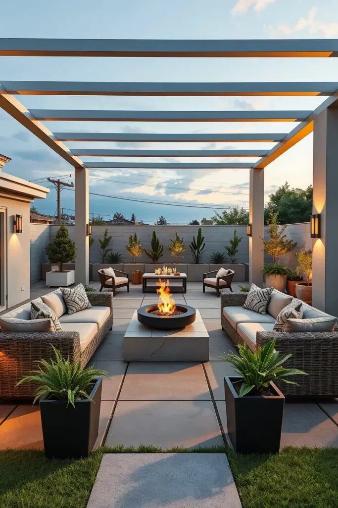 Symmetry as Inspiration for Terrace Layouts