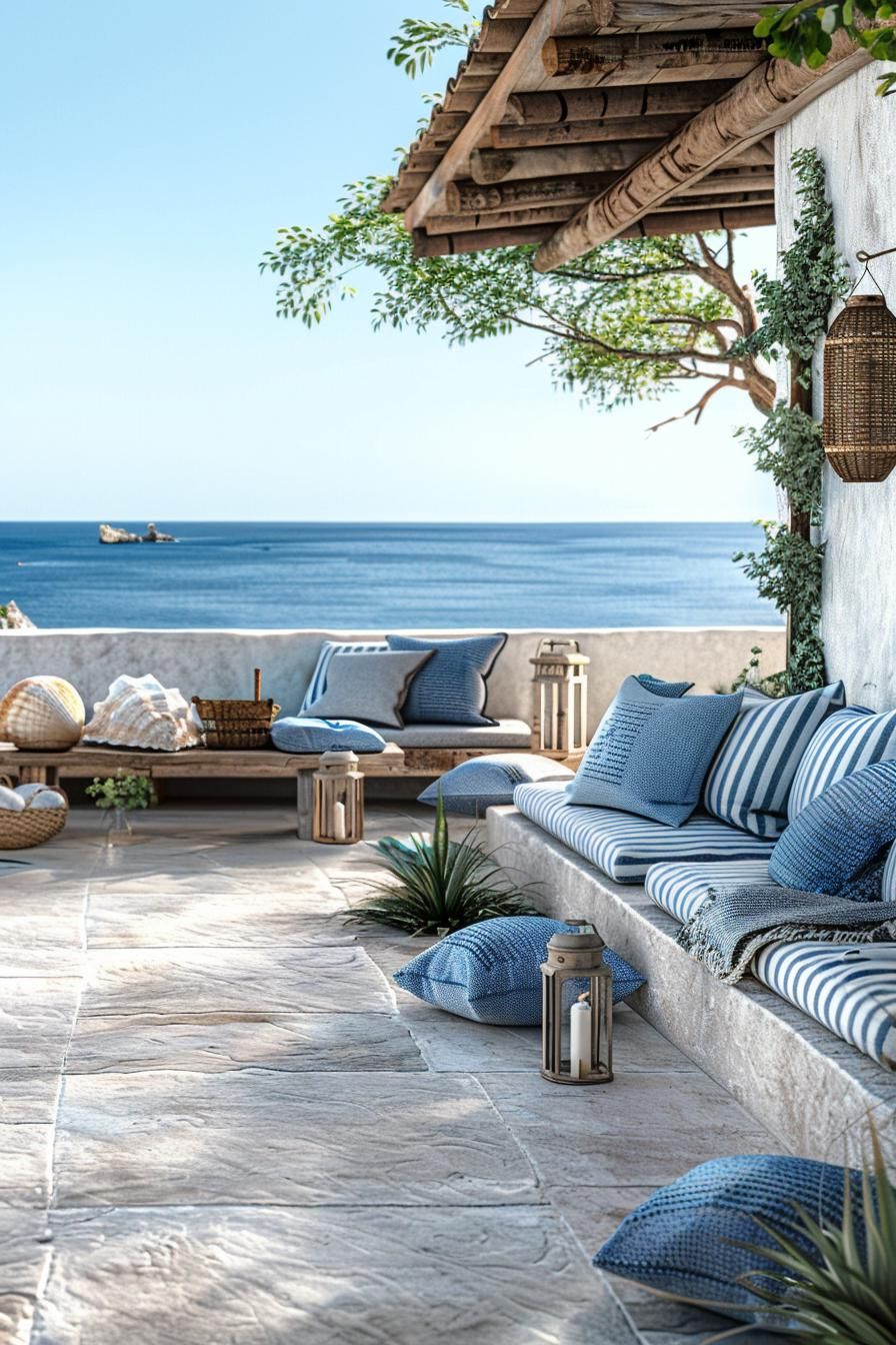 4. Coastal-Style Concrete Patio Ideas - photo 2