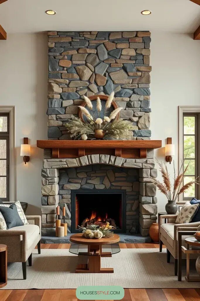 Mixing Classic and Contemporary Fireplace Design