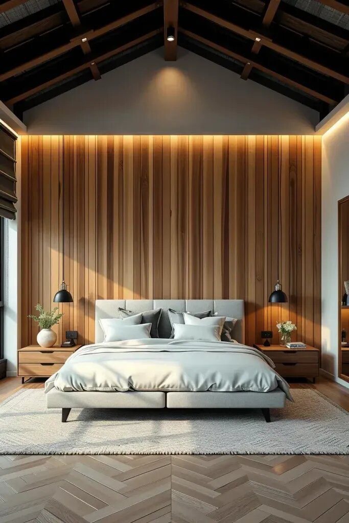 Luxury Bedrooms With Bold Vertical Decor