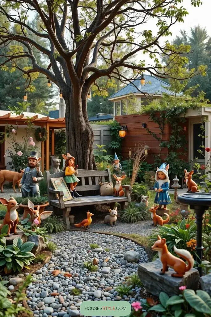 How Garden Figurines Tell a Story