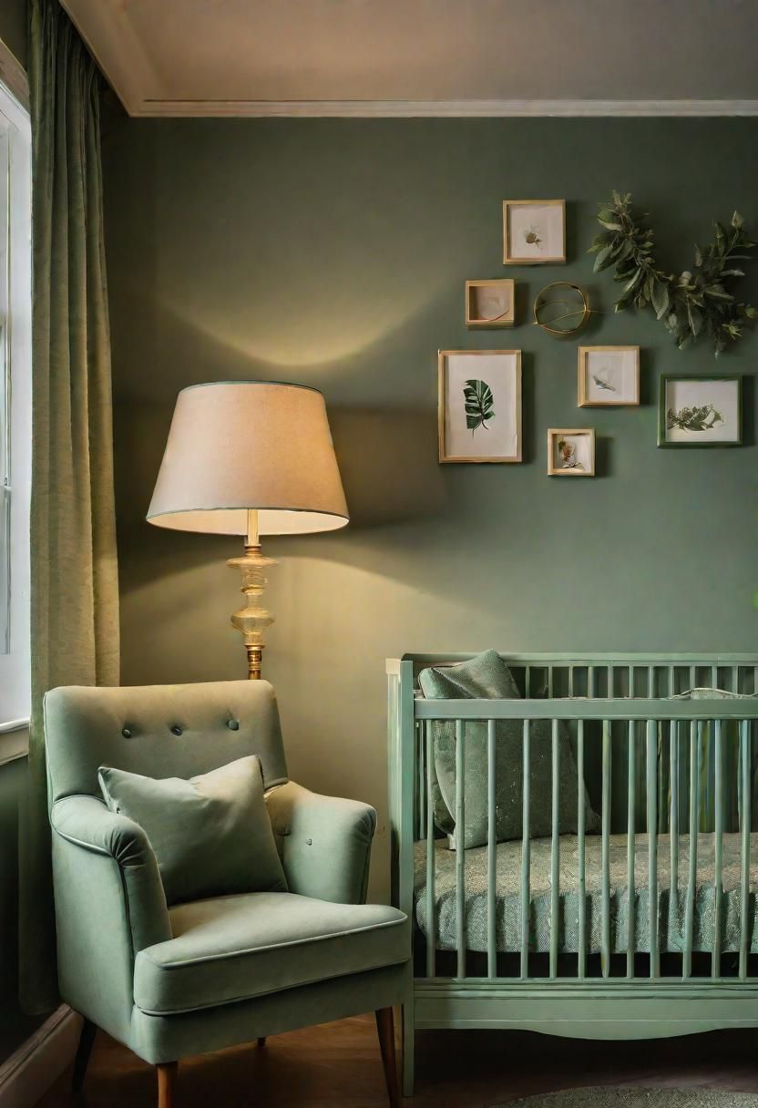 45. How to DIY a Sage Green Lampshade