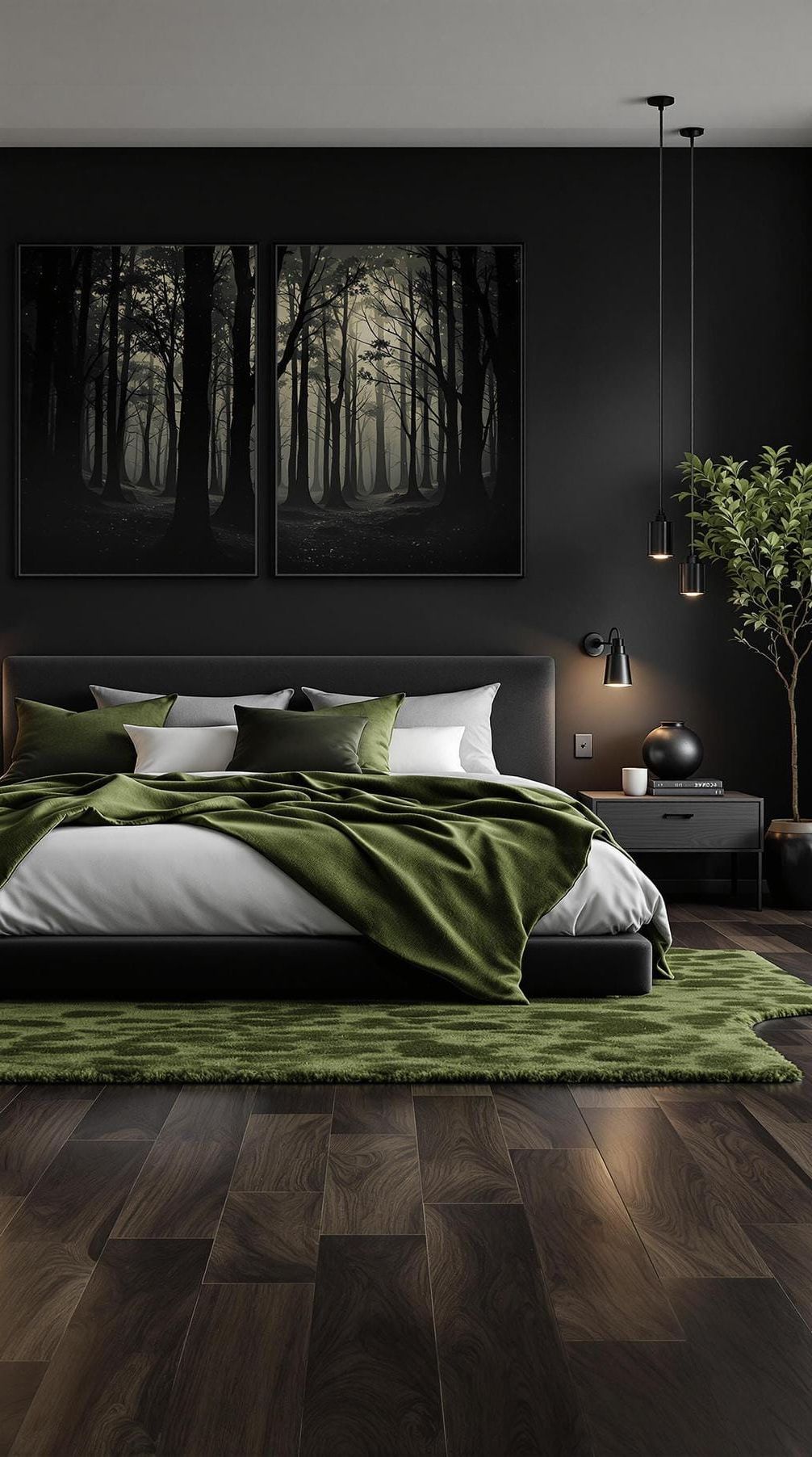 4. Forest Noir Color Palette Ideas