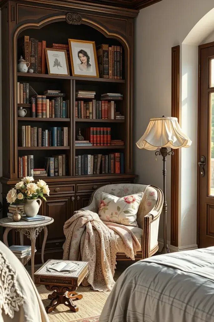How to Add Vintage Charm to a Reading Nook
