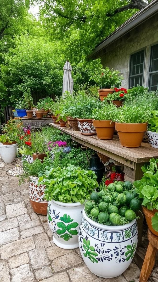 15. Vintage Pots for Vegetable Gardens - photo 2