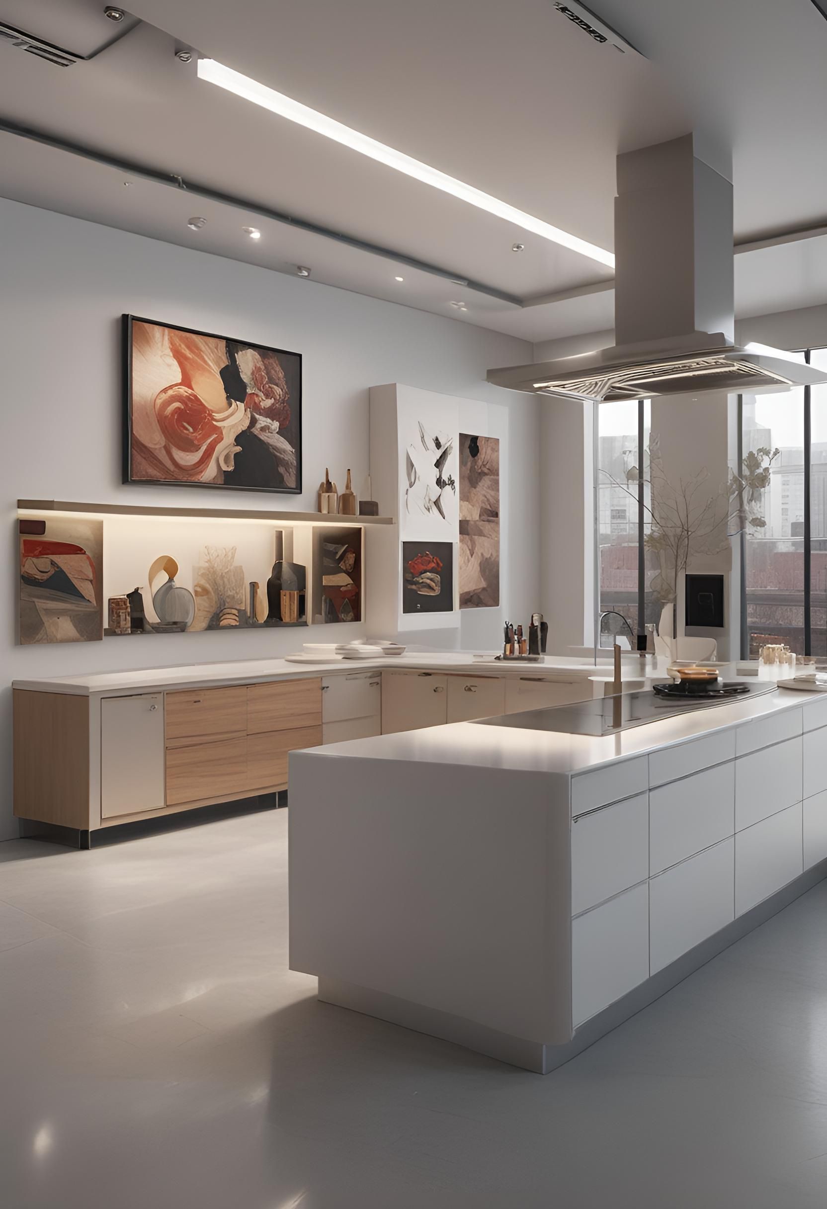 42. Art Gallery Style Kitchen Design