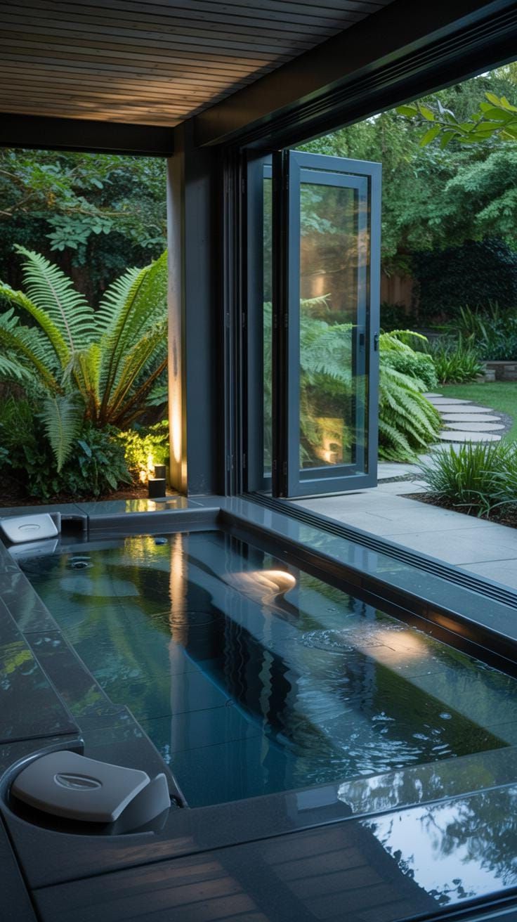 9. Hot Tub Enclosure: Keep it Hot with Panels You Can Retract - photo 3