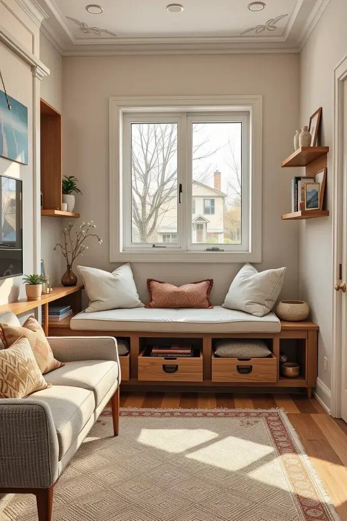 Built-In Seating Ideas For Small Rooms
